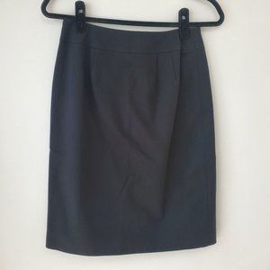TALBOTS Black Stretch Pencil Skirt Women's 6